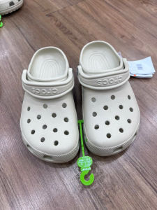 TẶNG 12 STICKER- Dép sục classic be cho người lớn