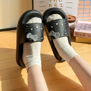 [Free Shipping] Cartoon One-Strap Slippers 2026 New Style Thickened Indoor Bathroom Slippers Non-Slip And Cold-Resistant For Women