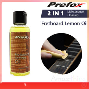 Amazthing Prefox Lemon Oil Fretboard Conditioner | Fretboard Care Essential for Ukulele Bass Guitar