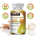 Ashwagandha 1000mg Capsules for Relieve Stress & Anxiety Focus Restore Normal Energy Levels. 