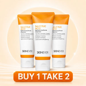 Salicylic Refreshing Scrub Cleanser Oil Control Exfoliating Face Wash for Acid Acne Skin