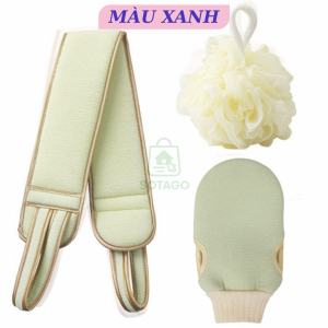 Set Tắm Tẩy Tế Bào Chết Thông Minh -Bộ Dụng Cụ Tắm Massage Da Toàn Thân -Combo Làm Sạch Cơ Thể Đa Năng