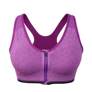【Buy1Take1】JMIAN Women Front Zipper Sports Bras Vest Underwear Shockproof Breathable Gym Fitness Athletic Running Yoga Workout Tops