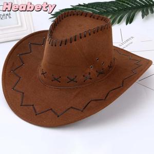 Heabety QNEY Western Cowboy Hat Cheap Price Cowboy Hat For Gentleman Cowgirl Jazz Cap