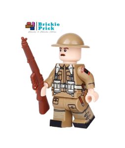 [Giá hủy diệt] Đồ Chơi Lắp Ráp Mô Hình Nhân Vật Quân Đội - Lính Anh WW2 Cao Cấp Kèm Phụ Kiện
