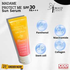 Madame Gie Madame Protect Me Sun Serum SPF 30 PA +++ 60ml Sunscreen Skincare Tabir Surya Madame Gie