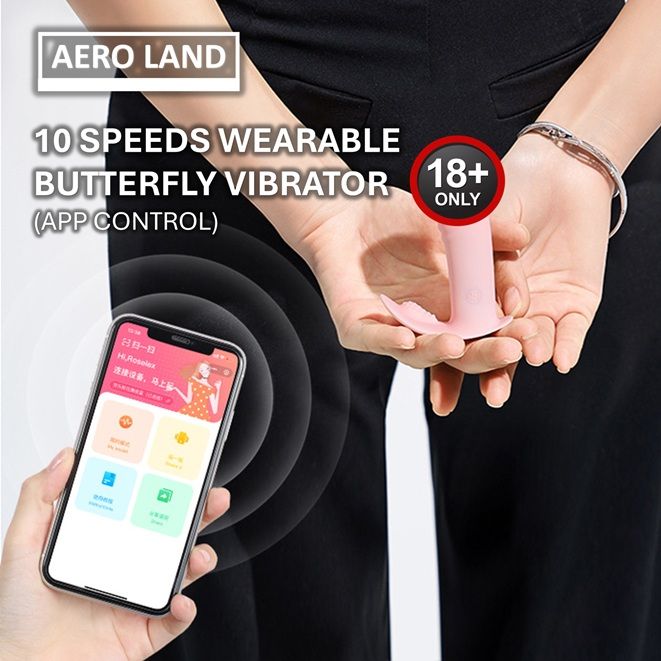 App Control) Roselex Light Pink Wireless 10 Speed Wearable Butterfly Dildo  Vibrator For Sex Toy Men and Women Long Distance Control  -  Lazada | Lazada