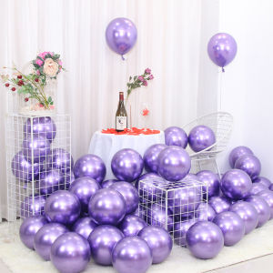 FY Metallic Balloon 10 Inch Chrome Latex for Wedding Decoration Party Graduation Birthday Anniversary 金属乳胶气球