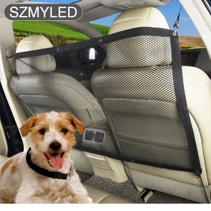 Dog Car Net Barrier, See Through Car Divider Net Pet Barrier Backseat