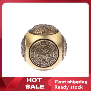 🚚【Local Express Delivery】🚚 Six-faced Four Blessing Luck Money Fidget Spinner Brass Stress Relief Cube Decompression Ball Fidget Toys Crafts
