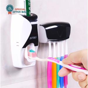 【Special Offer】Versatile Bathroom Decoration - Toothpaste Squeezer & Toothbrush Holder - Wall-Mounted No Punching Ideal for Home Bathrooms (In-Demand Bathroom Item)