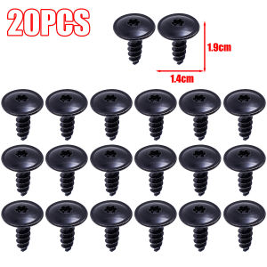 100PCS Universal Car Self Tapping Screws Engine Cover Undertray Splashguard Wheel Arch Suitable for Volkswagen B5 Audi Q5 N90974701