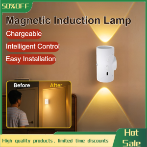 Hill Magnetic Night Light Smart Body Sensor Magnetic Sensor Light Wall Mount Lighting For Atmosphere
