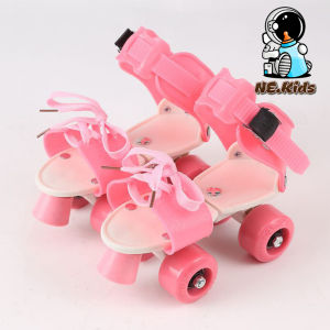 NE.KIDS Sepatu Roda Anak Roda 4 Mode Mobil Untuk Pemula Belajar Balita Remaja Murah Mainan Outdoor