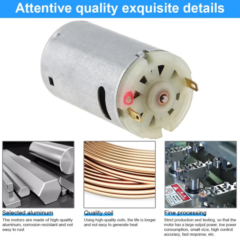 24V DC 28mm High Speed 390 DC Motor Used For Electric Tool