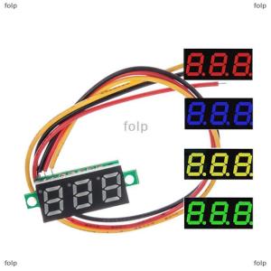 [COD] folp Ultra Small Green Digital DC 0.28 Inch Ultra Small Digital DC Voltage Meter LED Voltage Display Adjustable Digital Display Three Wire DC0-100V Battery Voltmeter