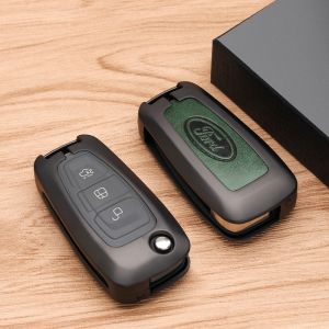 พวงกุญแจโลหะผสมสังกะสีFord 2ปุ่ม3ปุ่มพวงกุญแจรถFord RANGER/EVEREST ฝาครอบกุญแจฟอร ์ ดเคสกุญแจ