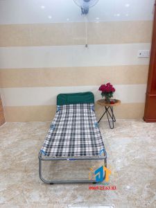 Giường xếp mặt vải khung sắt kích thước rộng 70cm x dài 1m9 ĐẠI THÀNH