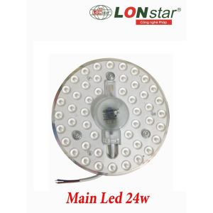 Vỉ LED Ốp Trần LONstar (12W18W24W36W48W96W) Có Nam Châm Gắn Sau - Main LED Chuyên Thay Thế Bóng LED Đèn Ốp Trần