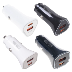 Xách tay 38 Wát USB kép thiết bị sạc xe hơi Nhựa Xe sạc đơn giản hoạt động cho an toàn và hiệu quả nhiều thiết bị sạc