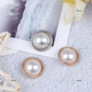 [COD] dfhws 10pcs Metal Shank Buttons for Sewing Scrapbooking DIY Craft Decoration