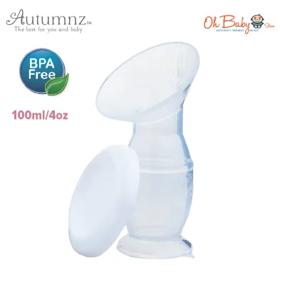 Autumnz Silicone Manual Breastmilk Collector (FOC Hygiene Cover) | Oh Baby Store