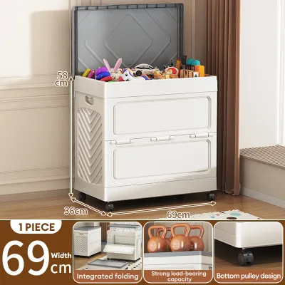 Clothes Blankets Storage Box Home Large Capacity Flip Cover Foldable Toy Box Storage Cabinet