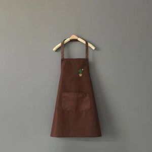 BW-C1353 Celemek Masak Karakter Anti Air Saku Handphone Apron Dapur Chef Barista Tebal / Apron