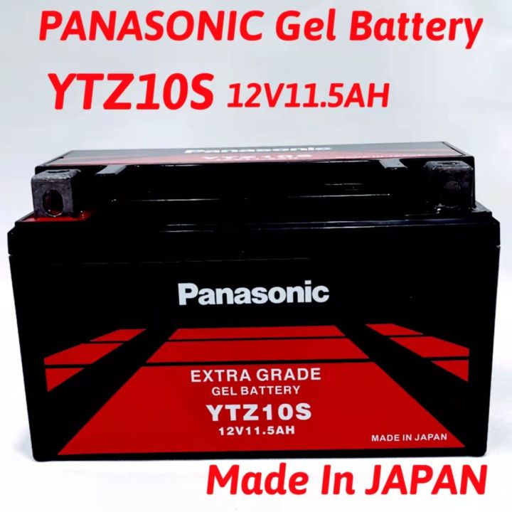 YTZ10S BATTERY PANASONIC JAPAN MT09 / CB500 / ZX10R / R6 Lazada