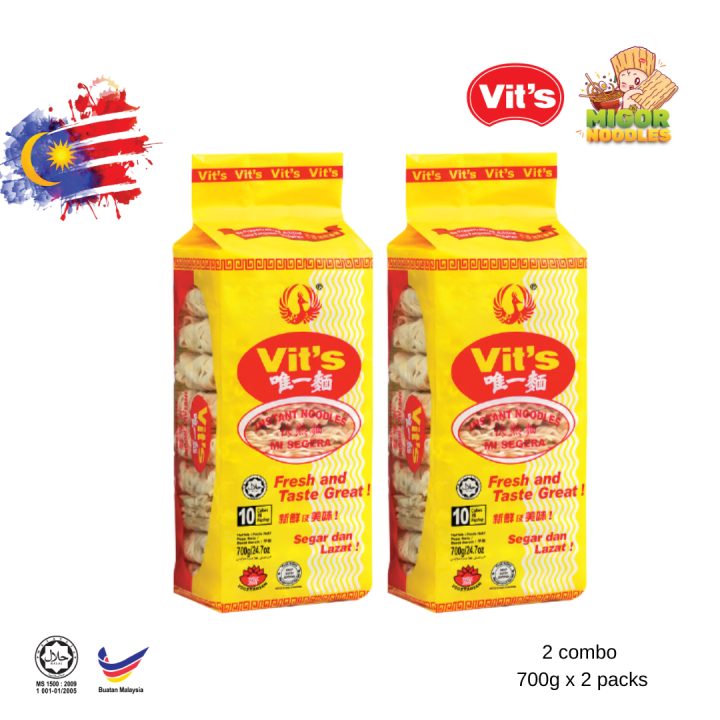 2 Combo Vit's Instant Noodles Economy Pack (700g x 2Pack)
