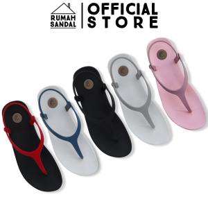 Camou - MILEA Cranberry Sandal Tali Sendal Jepit Wanita Casual Flat Anti Slip Licin Kuat Tidak Mudah Putus Tersedia Ukuran 36-41