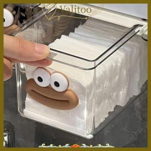 [Valitoo] ใต้ตู้กระจกลิ้นชักจัดระเบียบตู้ห้องน้ำแบบใสเรียบง่ายผ้าคอตตอนกล่องเก็บเครื่องสำอางแบบดึงออกได้