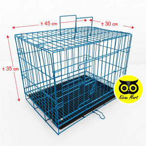 Kicau Mart Kandang Kucing Medium 50 X 40 Cm Besi Tebal Pet Cargo Kandang Kucing Kitten Kandang Kucing Besi Murah Sangkar Kandang Rumah Tempat Tidur Kucing Anjing Kelinci Sugar Glider KDMCAT