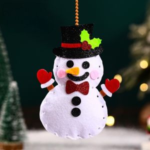 STRONGI Santa Claus DIY Christmas Pendant Christmas Stocking Christmas Tree Xmas Non-Woven Charms Creative Handmade Christmas Toy Kindergarten