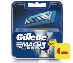 SG Local-GILLETTE Mach3 Turbo 3D Razor / Refill 4s /Refill 8s