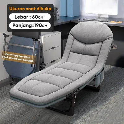 Tempat Tidur Lipat Terintegrasi Kursi Malas Ranjang Lipat Kursi Santai Kasur Lipat Folding Bed