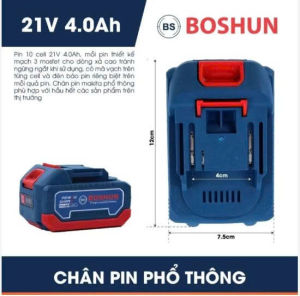 Máy Thổi Phản Lực Thổi Bụi Thổi Lá Rụng Boshun Không chổi than Nhập Ngoại Siêu Khỏe Chân Pin Phổ Thông Bộ 1 Pin 20 Cell ( Bảo Hành 1 năm ) Lỗi 1 Đổi 1