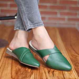 Sepatu Kulit Wanita Flat Terbaru Sepatu Kerja Wanita Dewasa Sepatu Cewek Tutong Sepatu Bustong Wanita Terbaru Sepatu Wanita