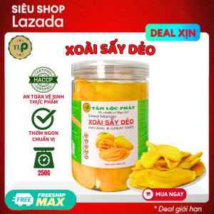 XOÀI SẤY DẺO TÂN LỘC PHÁT HŨ 250G Đồ ăn vặt yêu thích