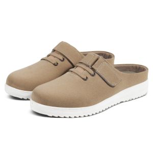 Marley Atisa 01 - Sepatu Flatshoes Wanita Kasual Terbaru Sendal Bustong WanitaTrendi Berkualitas Warna Krem