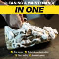 KS Shoe Cleaner kit and foam Premium Sneakers Dry Cleaning Kit with Sneaker Brush Towel White Shoes Cleaner. 
