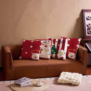 Christmas 2-in-1 Pillow Blanket Foldable Car Office Travel Cushion 40cm Closed to 110x145cm Opened Soft Baby Velour & Milled Fabric Portable Reversible Throw Blanket