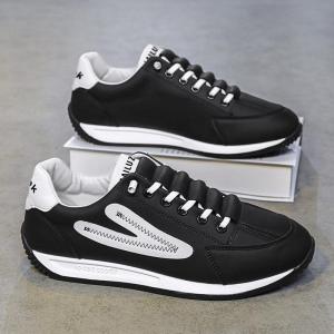 Sepatu Pria Sneakers Kasual K40 New Brand In Box Bahan Pu Leather Kualitas Import TerbaikSepatu RunningSepatu SantaiSepatu Olahraga Sport ShoesSepatu Trend Jaman Sekarang