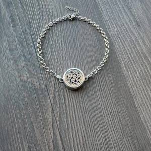 驱蚊脚链女香薰精油驱蚊手链防蚊手链合金可调节驱蚊脚链学生夏天Mosquito repellent anklet womens aromatherapy essential oil mosquito repellent bracelet anti mosquito bracelet alloy adjustable mosquito repellent anklet student summer