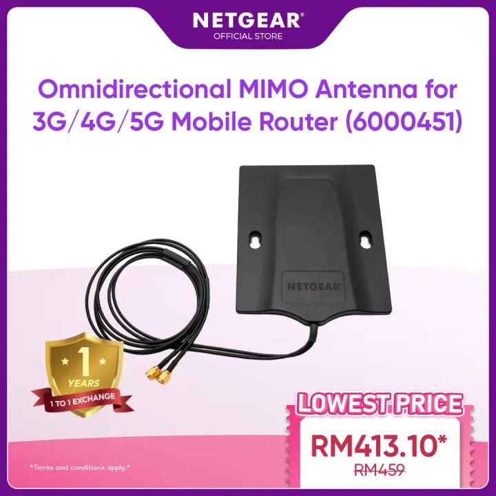 Omnidirectional MIMO Antenna for 3G/4G/5G Mobile Router (6000451)