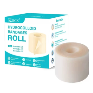 [SG Ready Stock]Hydrocolloid Bandage Roll For Wound Care With Self-Adhesive Bed Sore Bandages Absorbent For Burn