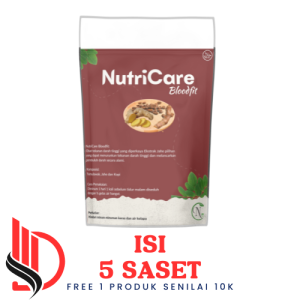 NutriCare Bloodfit - Suplemen Kesehatan Jantung & Kolesterol dan Darah Tinggi Herbal