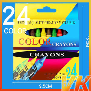 VK 6/8/12/16/24pc Set Generic Crayon Crayons Set School Supplies Art Painting Pens Stationary Gift