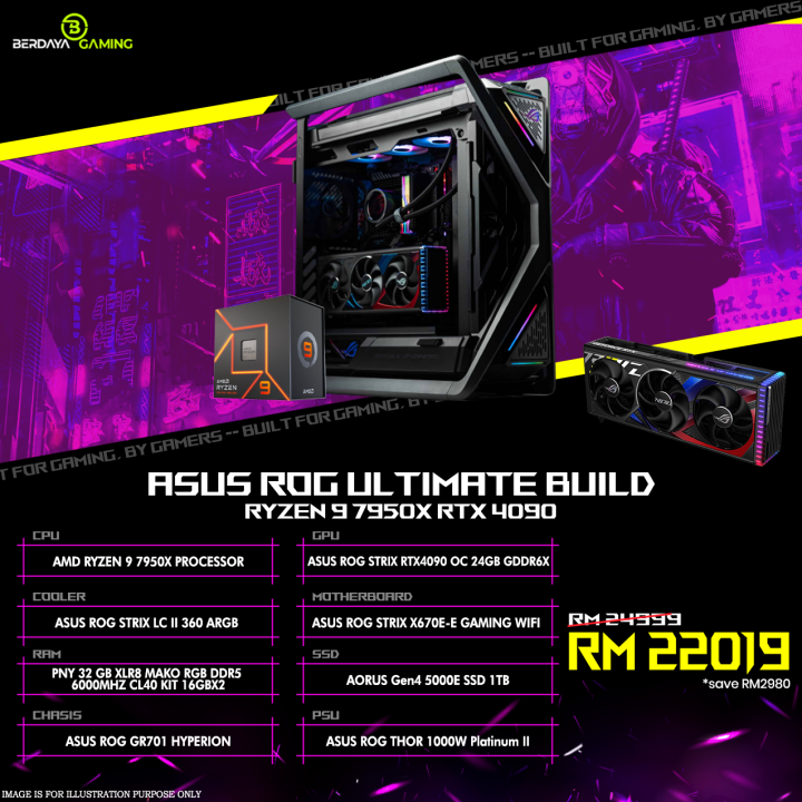 Asus Rog Ultimate Pc Build Lazada Asus Rog Ultimate Pc Build Lazada