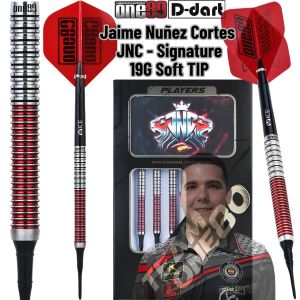 ONE80 SOFT TIP DART - 19G Jaime Nuñez Cortes 90% Tungsten Signature Original Electronic Darts (ARROW DART LEMBUT)
